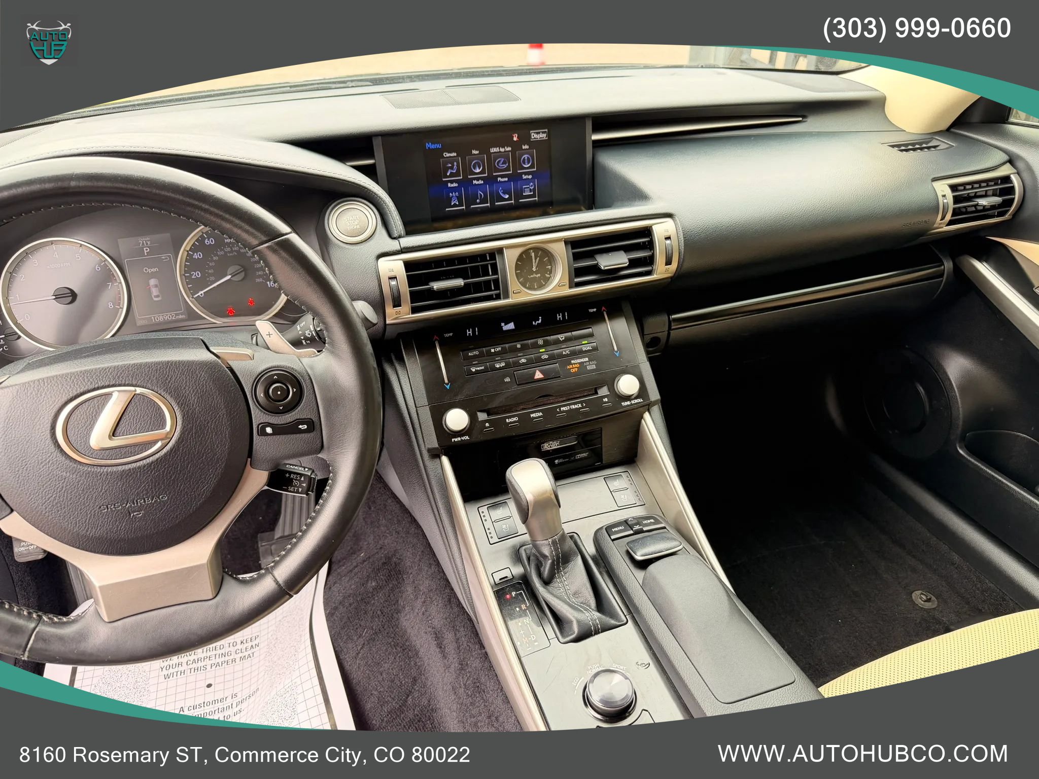 Used 2014 Lexus IS 250 AWD w/ Navigation Package image 16