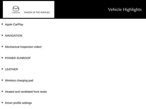 Certified 2025 MAZDA CX-90 3.3 Turbo w/ Premium Sport Pkg image 10