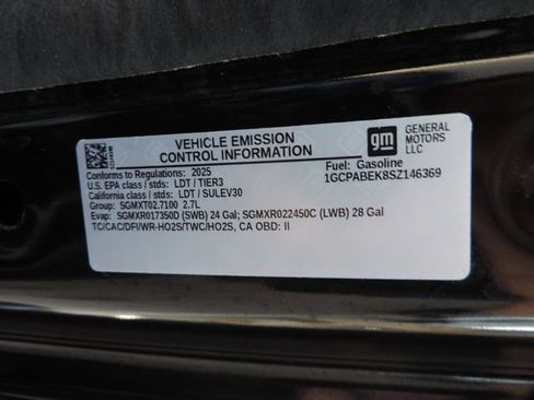 Used 2025 Chevrolet Silverado 1500 Custom w/ LPO, Dark Essentials Package image 21