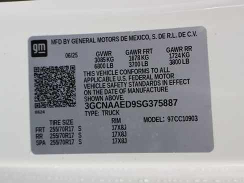Used 2025 Chevrolet Silverado 1500 W/T RWD image 38