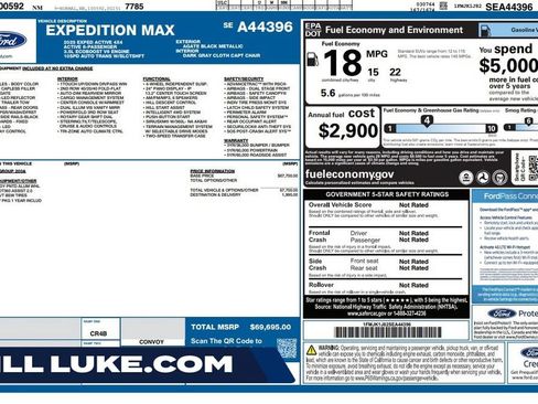 Used 2025 Ford Expedition Max Active AWD/4WD image 1