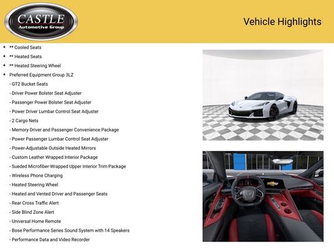 New 2026 Chevrolet Corvette Z06 w/ Stealth Interior Trim Package image 4