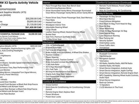 Used 2023 BMW X3 xDrive30i AWD/4WD image 6