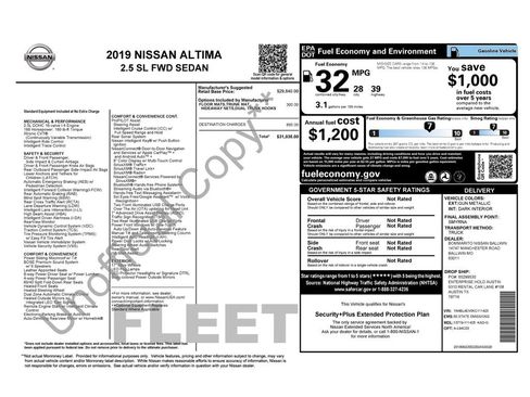 Used 2019 Nissan Altima 2.5 SL FWD image 28
