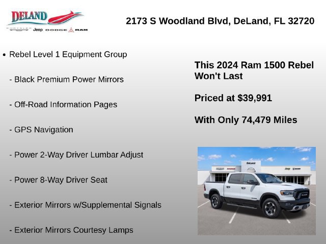 Used 2024 RAM 1500 Rebel w/ Rebel Level 1 Equipment Group AWD/4WD image 16