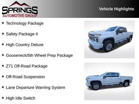 Used 2023 Chevrolet Silverado 2500 High Country w/ Z71 Off-Road Package AWD/4WD image 2
