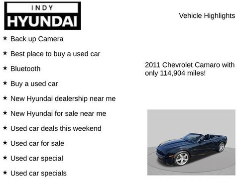 Used 2011 Chevrolet Camaro LT w/ RS Package RWD image 8