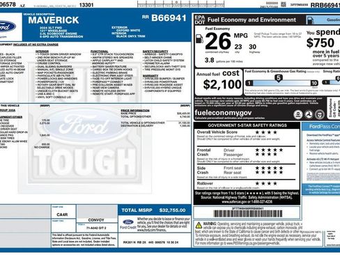 Used 2024 Ford Maverick XLT w/ XLT Luxury Package FWD image 4