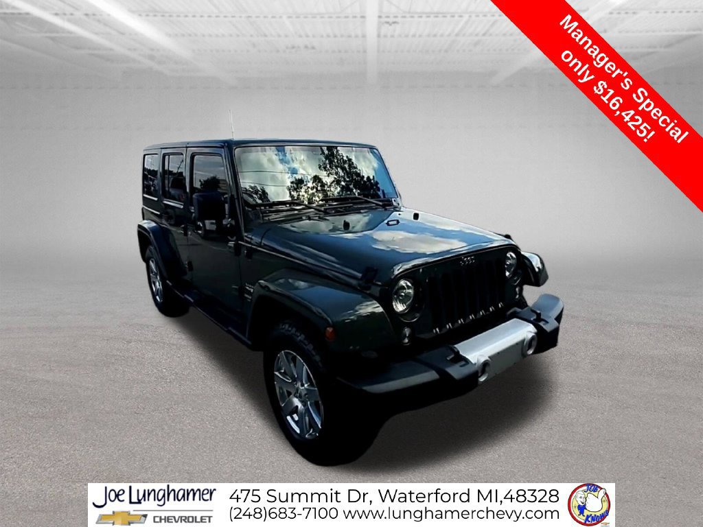Used 2015 Jeep Wrangler Unlimited Sahara w/ Dual Top Group AWD/4WD image 2
