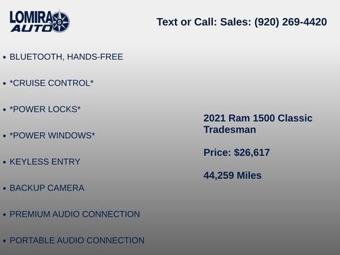 Used 2021 RAM 1500 Tradesman w/ SXT Plus Group AWD/4WD image 13