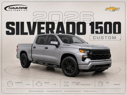 New 2026 Chevrolet Silverado 1500 Custom w/ Turbomax Blackout Package