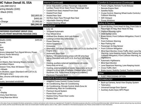Used 2024 GMC Yukon XL Denali AWD/4WD image 4