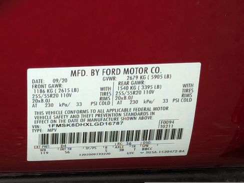 Used 2020 Ford Explorer XLT w/ Equipment Group 202A image 35