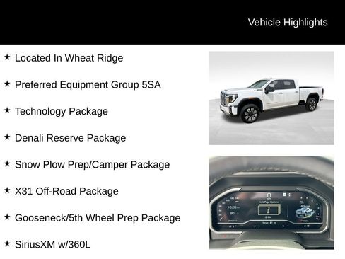 Used 2024 GMC Sierra 2500 Denali w/ Denali Reserve Package AWD/4WD image 7