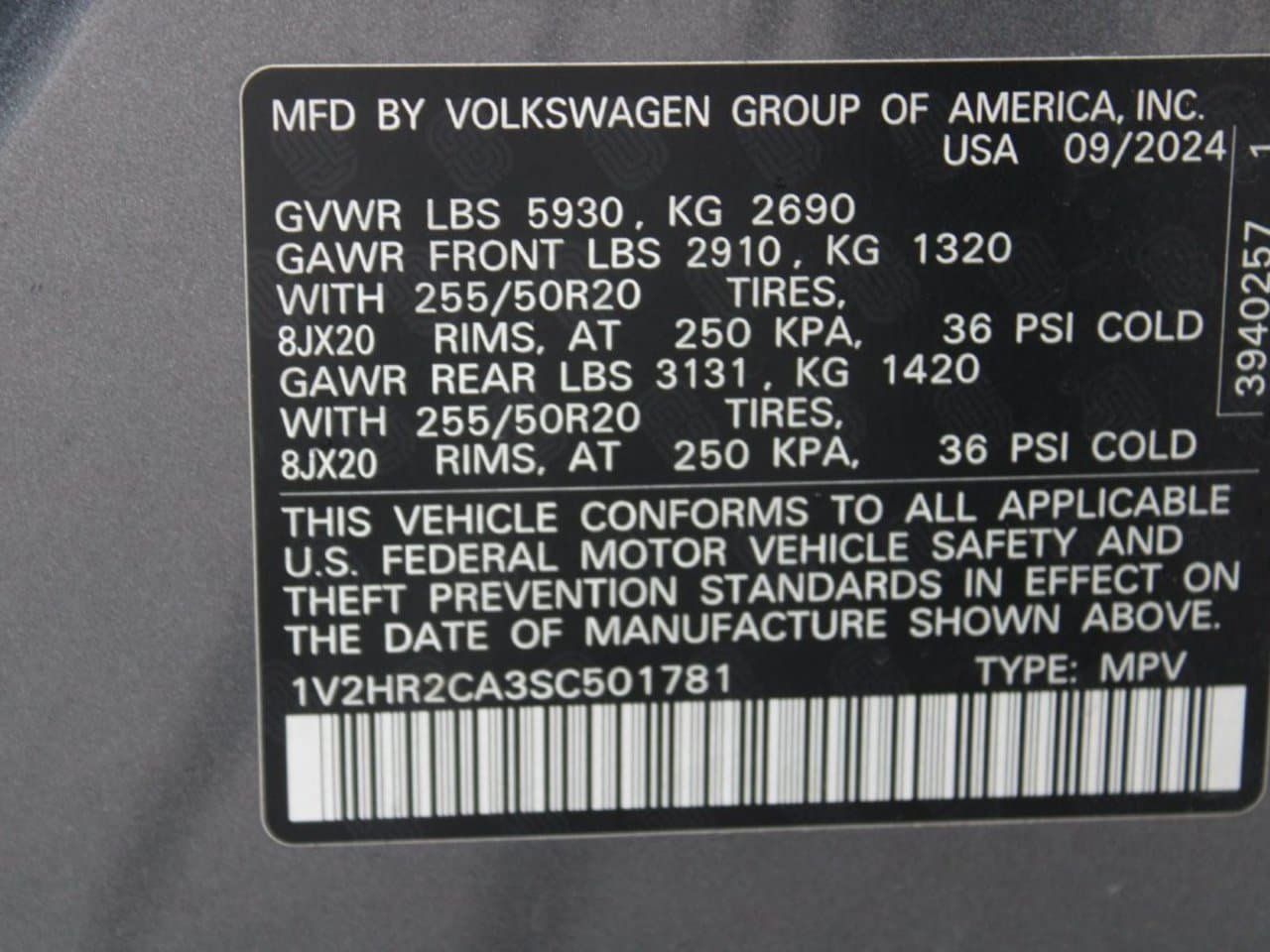Used 2025 Volkswagen Atlas SE AWD/4WD image 22