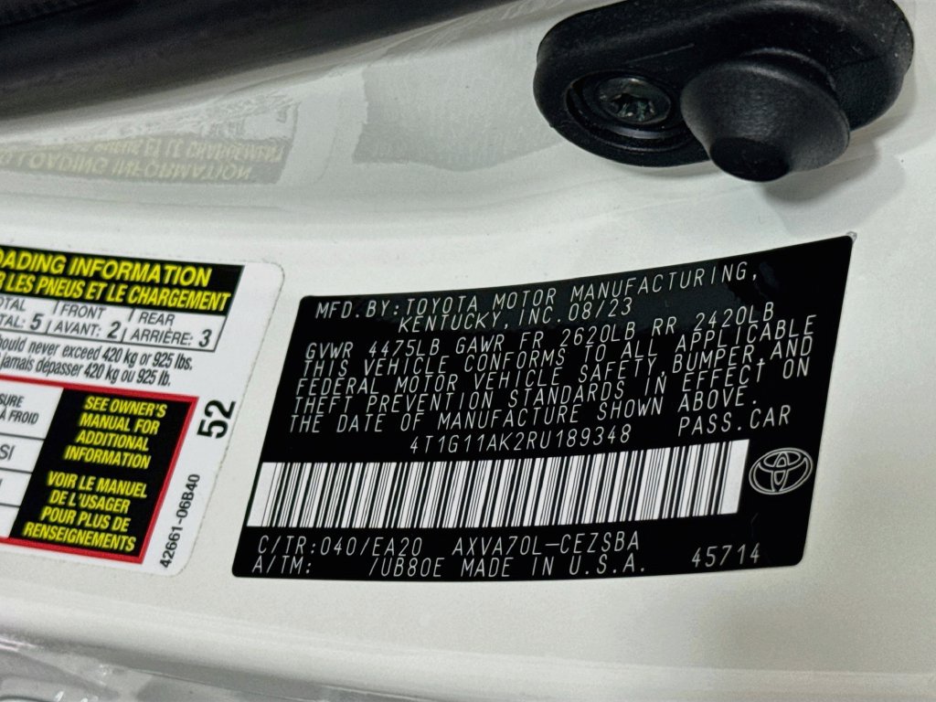 Certified 2024 Toyota Camry SE FWD image 33