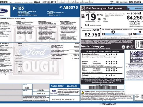 Certified 2025 Ford F150 Lariat w/ Equipment Group 502A High AWD/4WD image 34