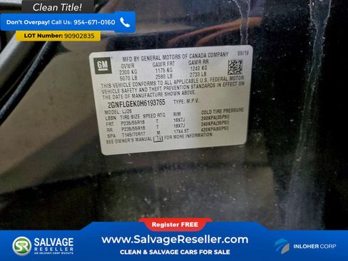 Used 2017 Chevrolet Equinox Premier w/ Enhanced Convenience Package AWD/4WD image 17