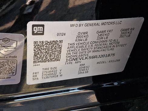 Used 2024 Chevrolet Traverse RS w/ LPO, Floor Liner Package AWD/4WD image 29