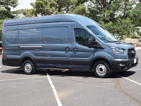 Used 2022 Ford Transit 250 148 High Roof Extended AWD w/ Parcel Delivery Package image 2