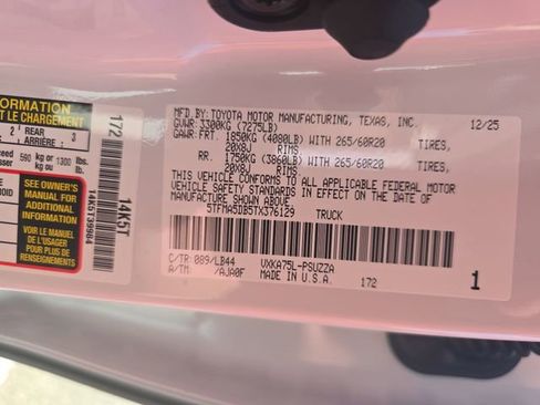 New 2026 Toyota Tundra 1794 Edition image 34