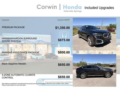 Used 2023 BMW X6 xDrive40i w/ Premium Package AWD/4WD image 4