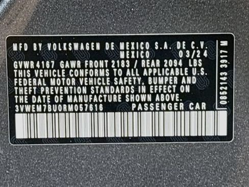 Certified 2024 Volkswagen Jetta SE FWD image 32