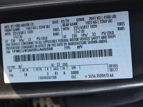 Used 2024 Ford Escape Active image 54