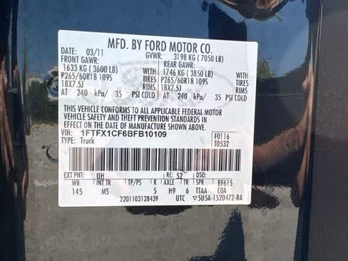 Used 2011 Ford F150 XLT w/ XLT Chrome Pkg RWD image 23