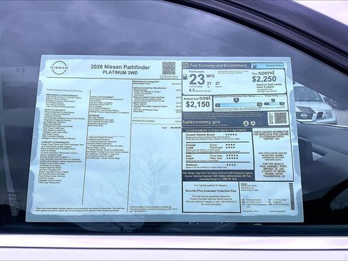 New 2026 Nissan Pathfinder Platinum image 19