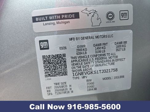 New 2026 Chevrolet Traverse LT w/ Sun and Wheel Package AWD/4WD image 39