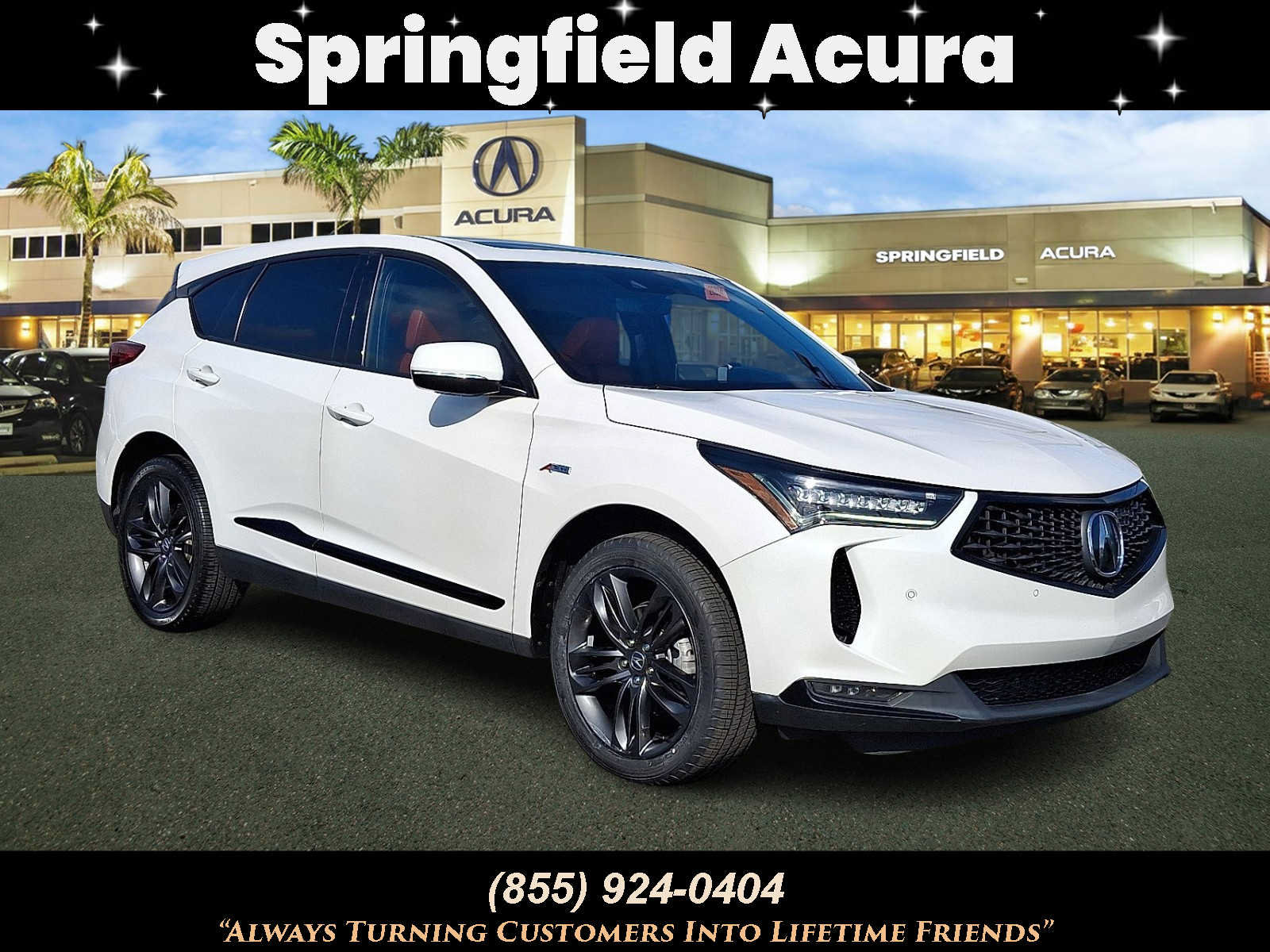 Certified 2023 Acura RDX w/ Advance Package AWD/4WD image 1