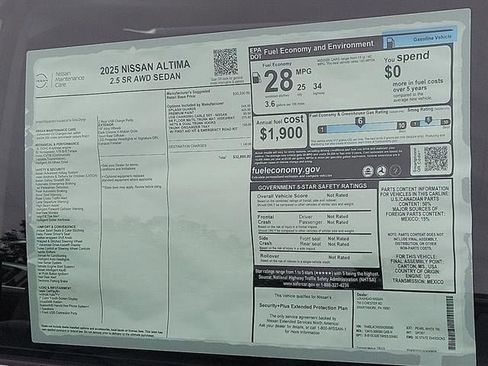 New 2025 Nissan Altima 2.5 SR image 3