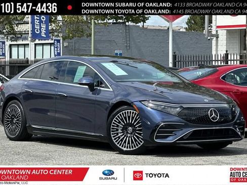 Used 2022 Mercedes-Benz EQS 450+ Sedan w/ AMG Line Exterior image 1