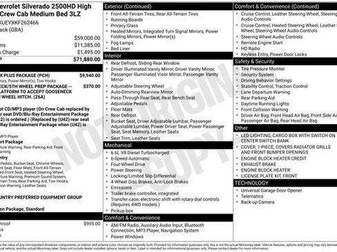 Used 2019 Chevrolet Silverado 2500 High Country w/ Duramax Plus Package image 35