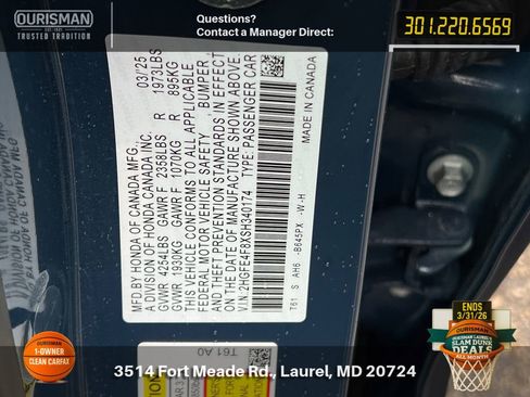 Used 2025 Honda Civic Sport image 30