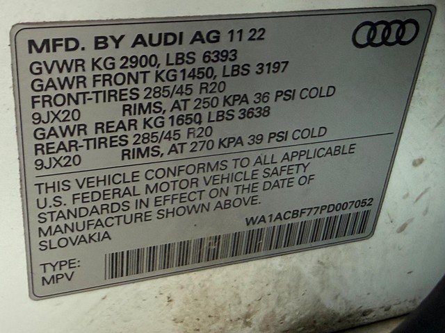 Used 2023 Audi Q7 2.0T Premium w/ Convenience Package AWD/4WD image 24
