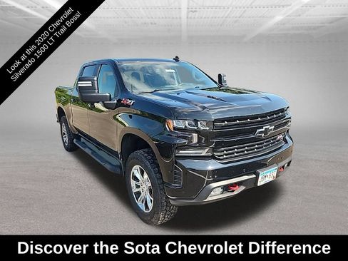 Used 2020 Chevrolet Silverado 1500 LT Trail Boss w/ Midnight Edition AWD/4WD image 1