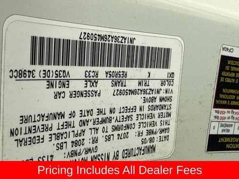 Used 2006 Nissan 350Z Touring RWD image 2