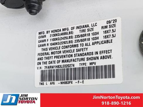 Used 2020 Honda CR-V EX-L image 33