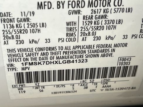 Used 2020 Ford Explorer XLT w/ Equipment Group 202A RWD image 27