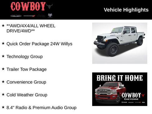 Used 2022 Jeep Gladiator Sport AWD/4WD image 2