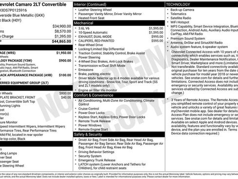 Used 2023 Chevrolet Camaro LT w/ RS Package RWD image 17