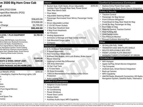 New 2026 RAM 3500 Big Horn AWD/4WD image 28