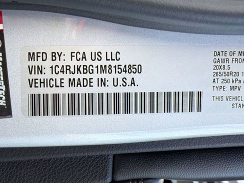 Used 2021 Jeep Grand Cherokee L Limited w/ Trailer Tow Group (B) AWD/4WD image 19