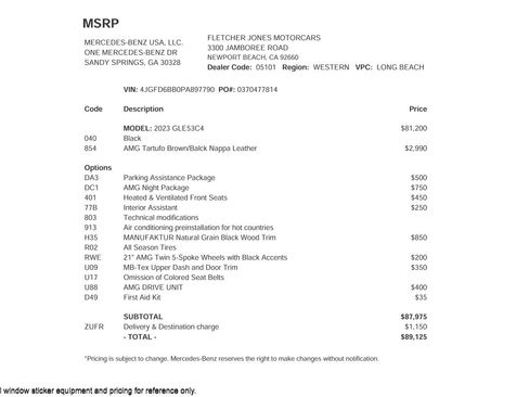 Used 2023 Mercedes-Benz GLE 53 AMG 4MATIC Coupe image 3