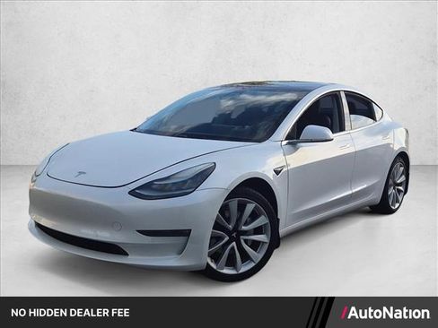 Used 2019 Tesla Model 3 Long Range AWD/4WD image 1