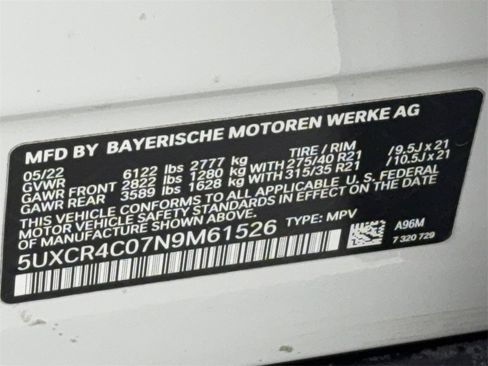 Used 2022 BMW X5 sDrive40i w/ Premium Package image 61