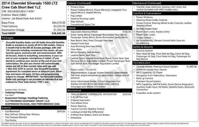Used 2014 Chevrolet Silverado 1500 LTZ AWD/4WD image 32
