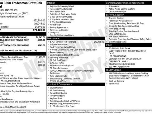Used 2022 RAM 3500 Tradesman w/ Chrome Appearance Group image 17
